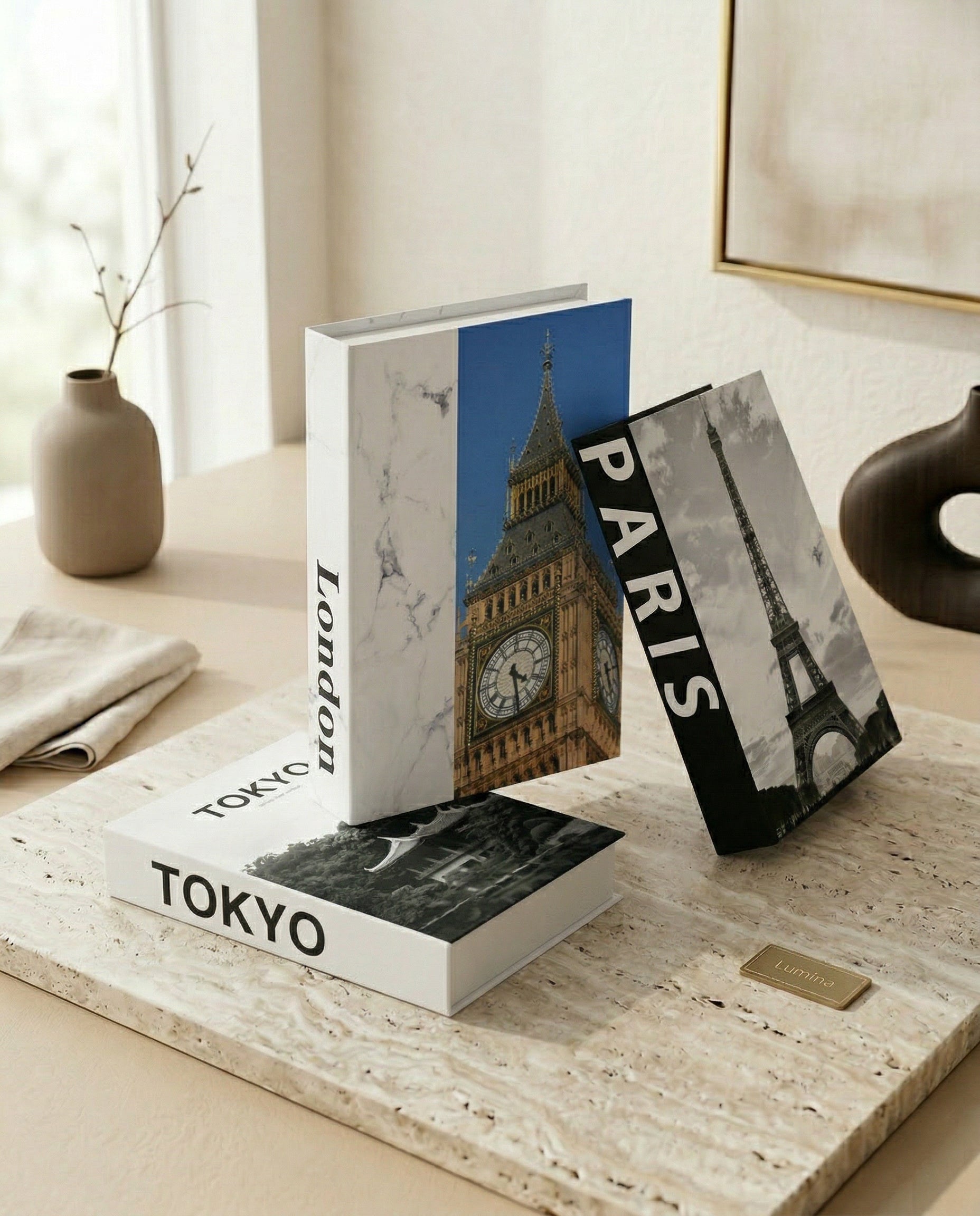 Dekorations-& Aufbewahrungsbücher Städte-Edition