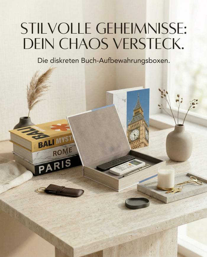 Dekorations-& Aufbewahrungsbücher Städte-Edition